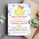 Recherche de caoutchouc canard invitations Aquarelle