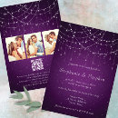 Recherche de royal purple invitations Glam