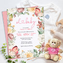 Recherche de papillons baby shower invitations Fleur