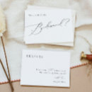 Recherche de urgence invitations Demoiselle d'honneur