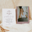 Recherche de law school graduation invitations Noir et blanc