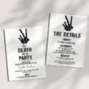 Recherche de squelettes gothiques de jeunes mariés invitations Pour elle