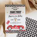 Recherche de vintage race car invitations De voiture de course