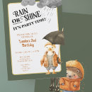 Recherche de pluie invitations Pour enfants