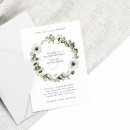 Recherche de hiver mariage invitations Blanc