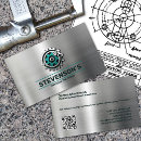 Recherche de machinistes cartes visite Métal