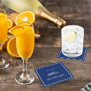 Recherche de marine dessous de verres Bleu et blanc