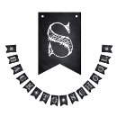 Recherche de drapeau noir et blanc posters Simple