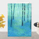 Recherche de arbre vert vœux cartes Bleu