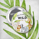 Recherche de animaux de la jungle badges Sauvage