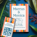 Recherche de coloré mariage invitations Orange