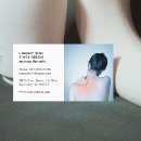 Recherche de thérapeute cartes visite Chiropraticien