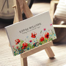 Recherche de coquelicots cartes visite Blanc