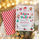 Recherche de santa claus baby shower invitations Bientôt maman