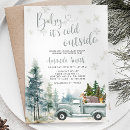 Recherche de forest baby shower invitations Hiver