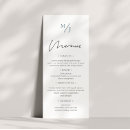 Recherche de monogramme 10x23 invitations Élégant