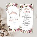 Recherche de quinceañera menus Floral