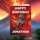 Recherche de dinosaure anniversaire cartes jungle préhistorique