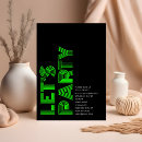 Recherche de noir vert invitations Moderne