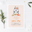 Recherche de husky invitations Aquarelle