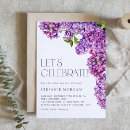 Recherche de lilac invitations Floral
