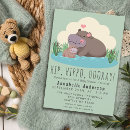 Recherche de hippo baby shower invitations Mignon