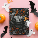 Recherche de chalkboard halloween invitations Fête