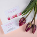 Recherche de tulipes roses cartes visite Élégant