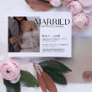 Recherche de mariage réception invitations Nous nous sommes mariés