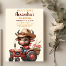 Recherche de tracteur anniversaire invitations Mignon