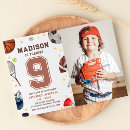 Recherche de soccer 13x18 invitations Pour les sports