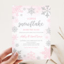Recherche de flocon de neige rose invitations Hiver