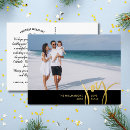 Recherche de noël noir cartes postales Feuille d'or réelle