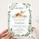 Recherche de deer baby shower invitations Verdure