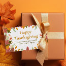 Recherche de thanksgiving étiquettes cadeau Feuilles d'automne