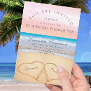 Recherche de coeur de plage invitations Nautique