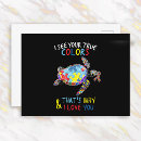 Recherche de handicapé cartes postales Sensibilisation sur l'autisme