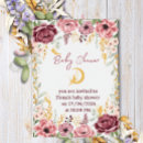 Recherche de lune croissant invitations Fleurs