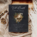 Recherche de crâne gothique invitations Élégant
