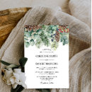 Recherche de hiver mariage invitations De la forêt