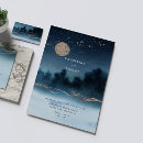 Recherche de bleu nuit mariage invitations De élégante
