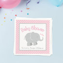 Recherche de rose gris serviettes Baby shower