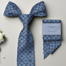 Recherche de pastel bleu cravates Monogramme