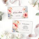Recherche de monogramme floral cartes visite Coiffeur
