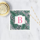 Recherche de botanique table serviettes Tropical