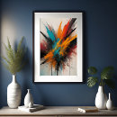 Recherche de cyan posters Abstrait