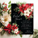 Recherche de poinsettia bridal shower invitations Aquarelle