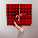 Recherche de bison papier cadeau Rouge