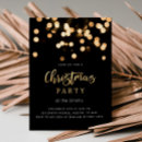 Recherche de noir et or noël invitations Étincelle