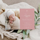 Recherche de moderne fille baptême invitations Croix